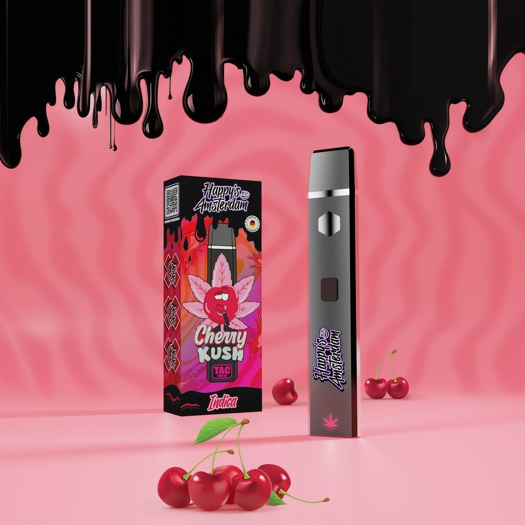 Happy's Amsterdam - Cherry Kush flavor