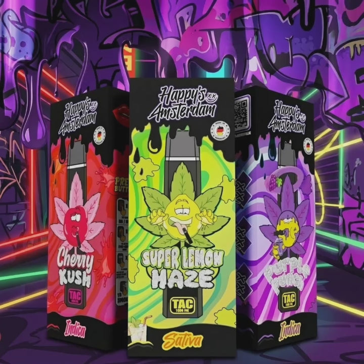 Pakiet 3-częściowy - Happy´s Amsterdam TAC Vape